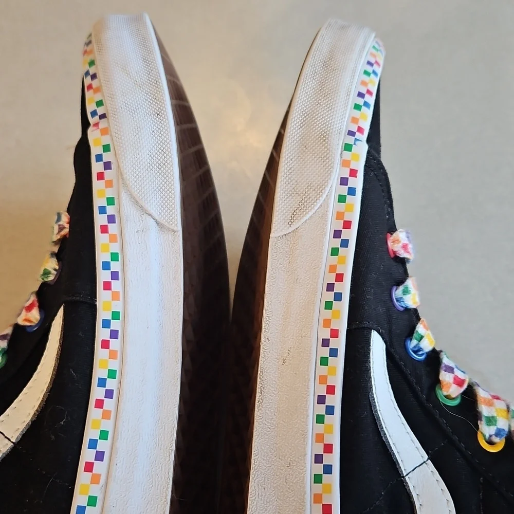 Vans Junior High Top Rainbow Sneakers
